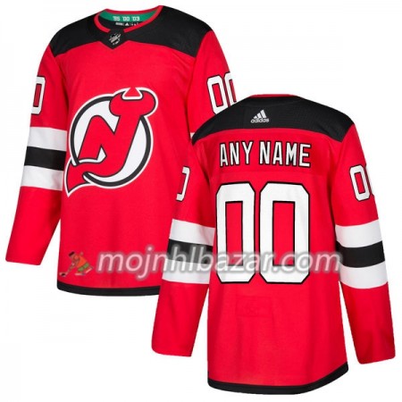 Dresovi New Jersey Devils Custom Adidas 2017-2018 Crvena Authentic - Muške